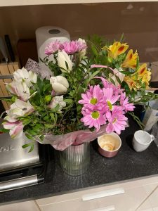 budżetowy bukiet kupiony w jednej w kwiaciarń