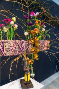 aranżacja florystyczna z wykorzystaniem kwiatów cebulowych