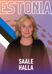 Saale Halla - Reprezentantka Estonii