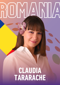 Claudia Tararache - Reprezentująca Rumunię
